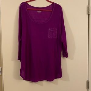 Lane Bryant Plus Size Long Sleeve Top